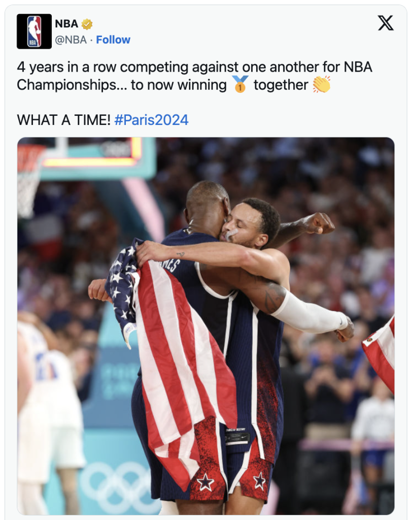 โอลิมปิก 2024 : LeBron James Steph Curry