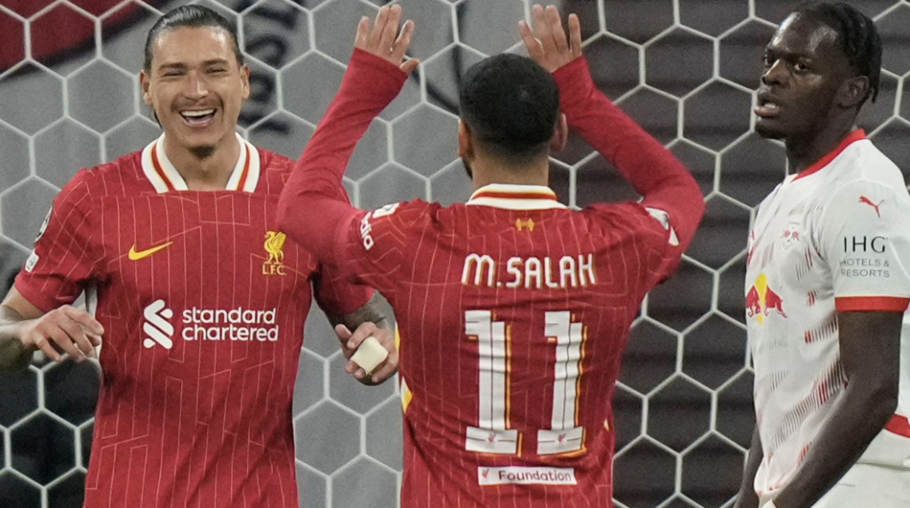 RB Leipzig 0-1 Liverpool Darwin Nunez